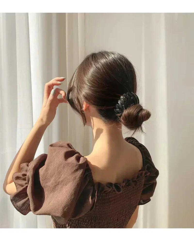 Bird Nest-Inspired Ponytail Hair Clip – Effortless Braiding Hairpin for Women
