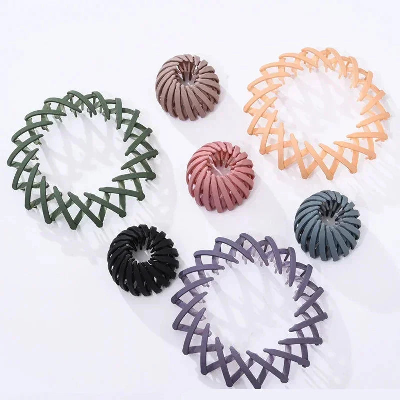 Bird Nest-Inspired Ponytail Hair Clip – Effortless Braiding Hairpin for Women