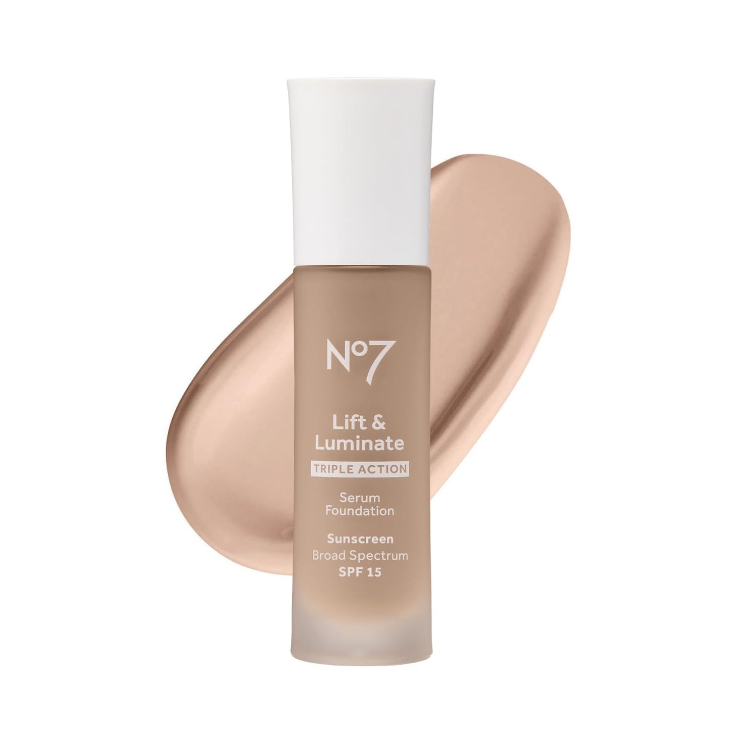 Lift & Luminate Triple Action Serum Foundation - Warm Ivory - Liquid Foundation Makeup with SPF 15 for Dewy, Glowy Base - Radiant Serum Foundation for Mature Skin (30Ml)