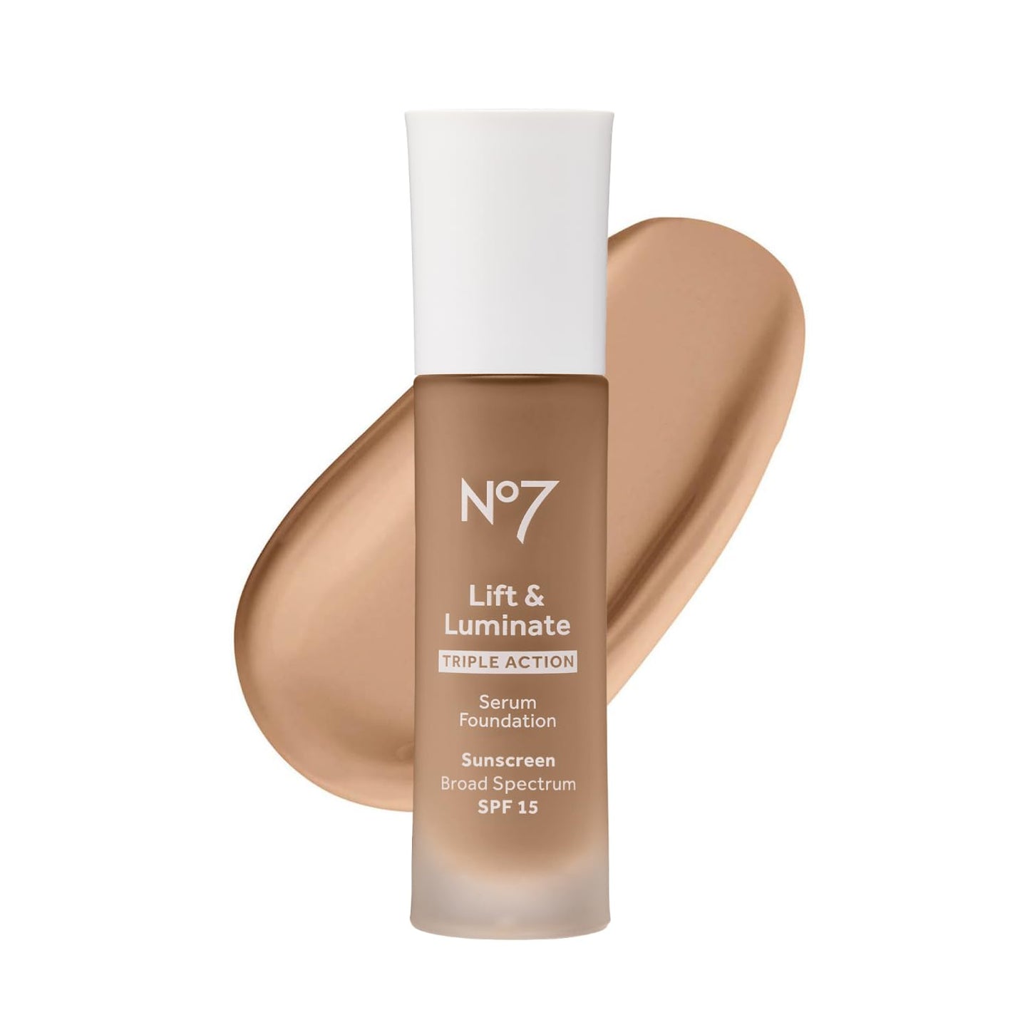 Lift & Luminate Triple Action Serum Foundation - Warm Ivory - Liquid Foundation Makeup with SPF 15 for Dewy, Glowy Base - Radiant Serum Foundation for Mature Skin (30Ml)