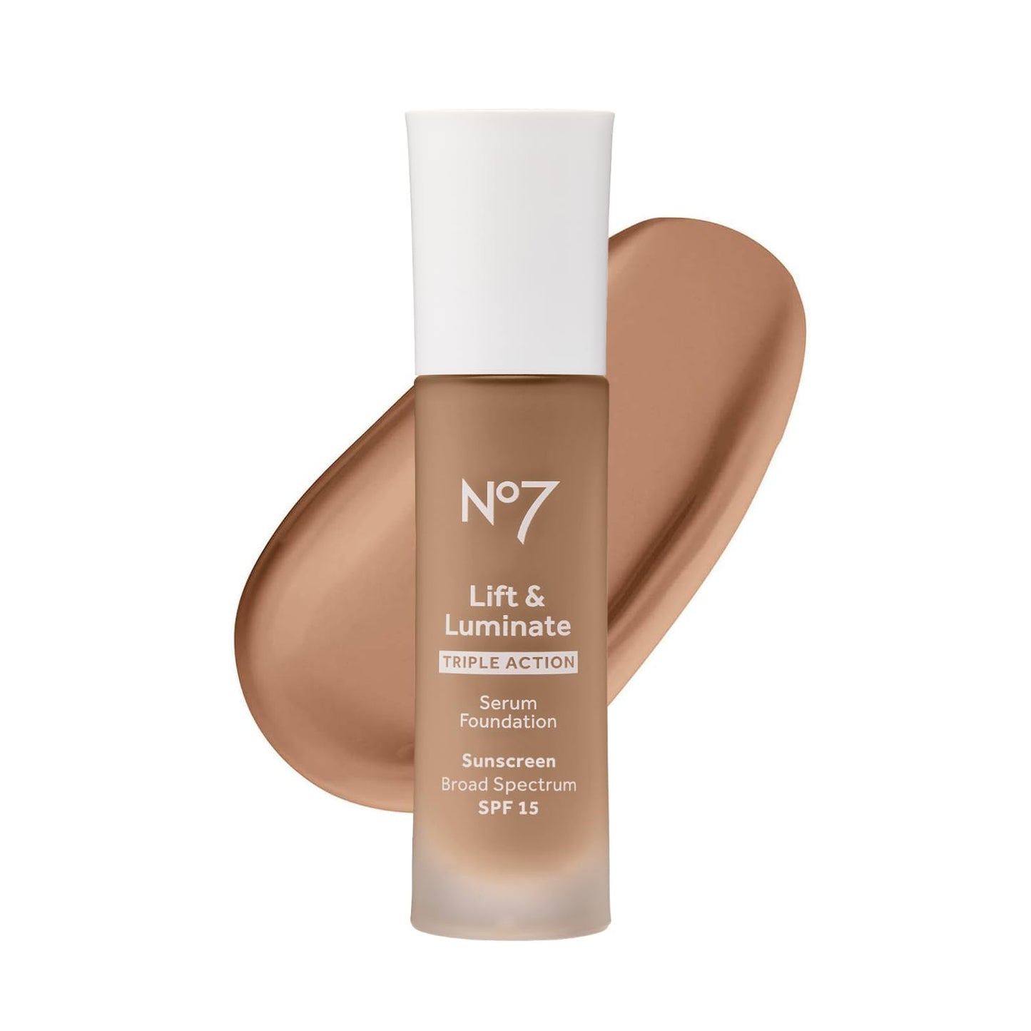 Lift & Luminate Triple Action Serum Foundation - Warm Ivory - Liquid Foundation Makeup with SPF 15 for Dewy, Glowy Base - Radiant Serum Foundation for Mature Skin (30Ml)
