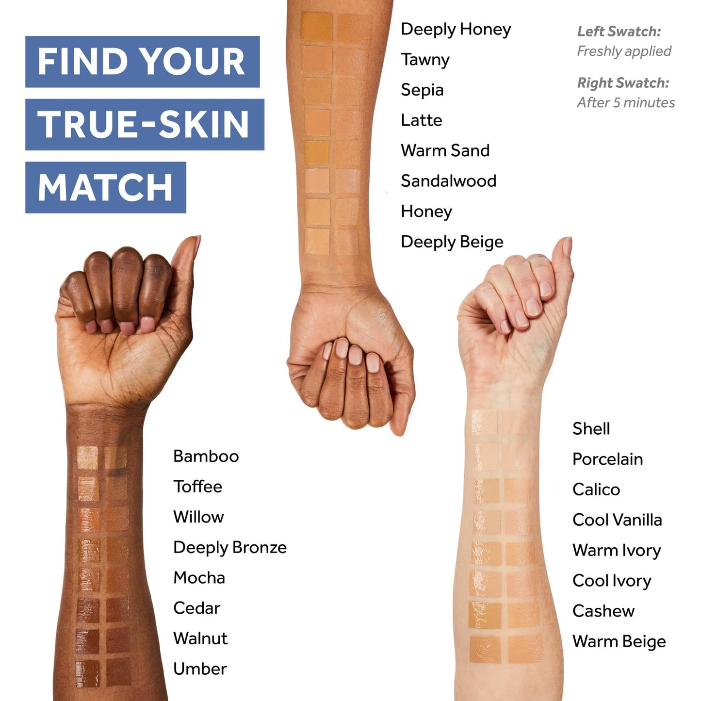 Lift & Luminate Triple Action Serum Foundation - Warm Ivory - Liquid Foundation Makeup with SPF 15 for Dewy, Glowy Base - Radiant Serum Foundation for Mature Skin (30Ml)