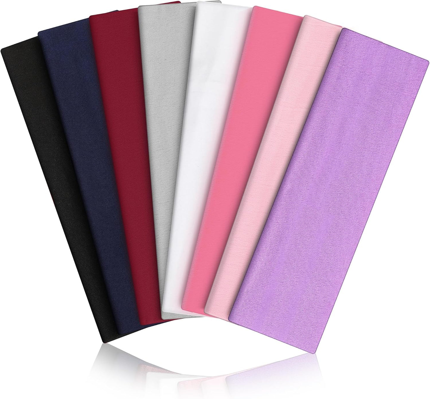8PCS Summer-Exclusive Non Slip Sports Elastic Soft Running Fashion Headbands Absorb Sweat for Women & Men Working Out, Travel