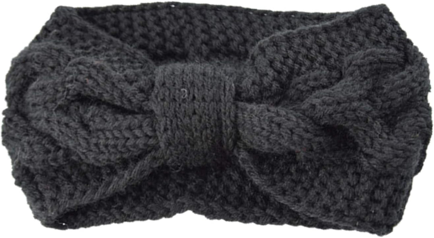 Winter Knit Chunky Headbands for Women Crochet Turban Knitted Ear Warmer Head Wrap Winter Accessories 4 Pack