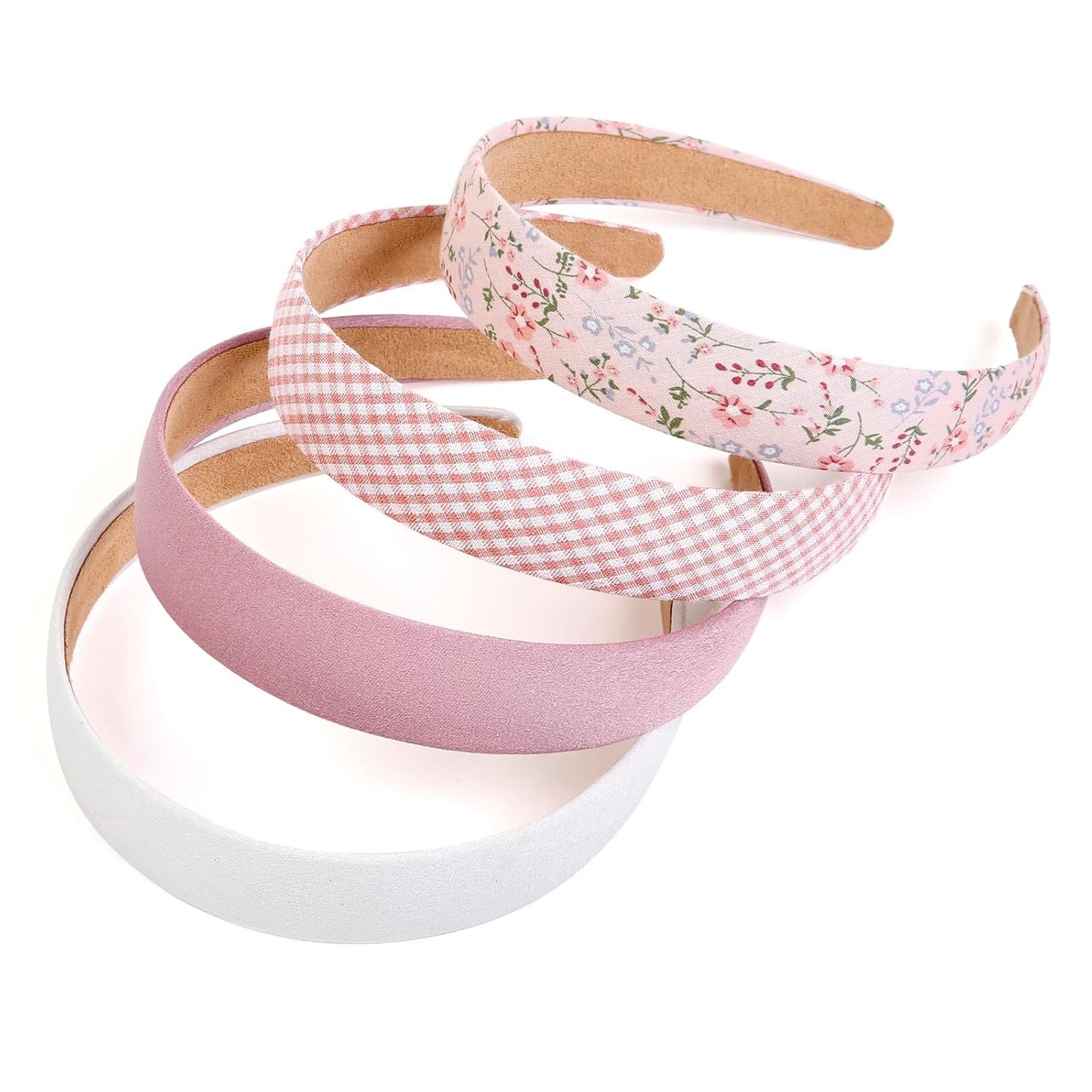 Headbands for Women Non Slip Trendy Headbands for Women’S Hair 1 Inch Wide Cute Headband for Girls, Fall Head Bands Elastic Hair Bands for Womens Fashion Accessories for Women 4PCS