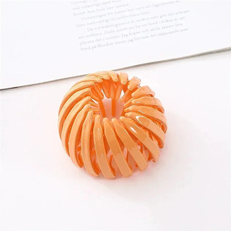 Bird Nest-Inspired Ponytail Hair Clip – Effortless Braiding Hairpin for Women