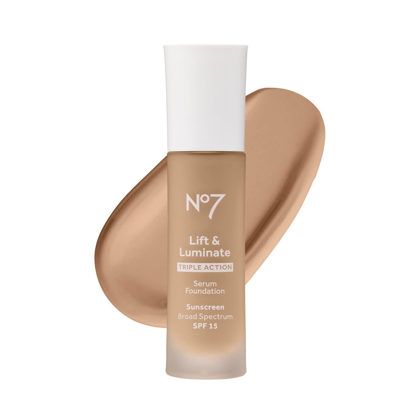Lift & Luminate Triple Action Serum Foundation - Warm Ivory - Liquid Foundation Makeup with SPF 15 for Dewy, Glowy Base - Radiant Serum Foundation for Mature Skin (30Ml)