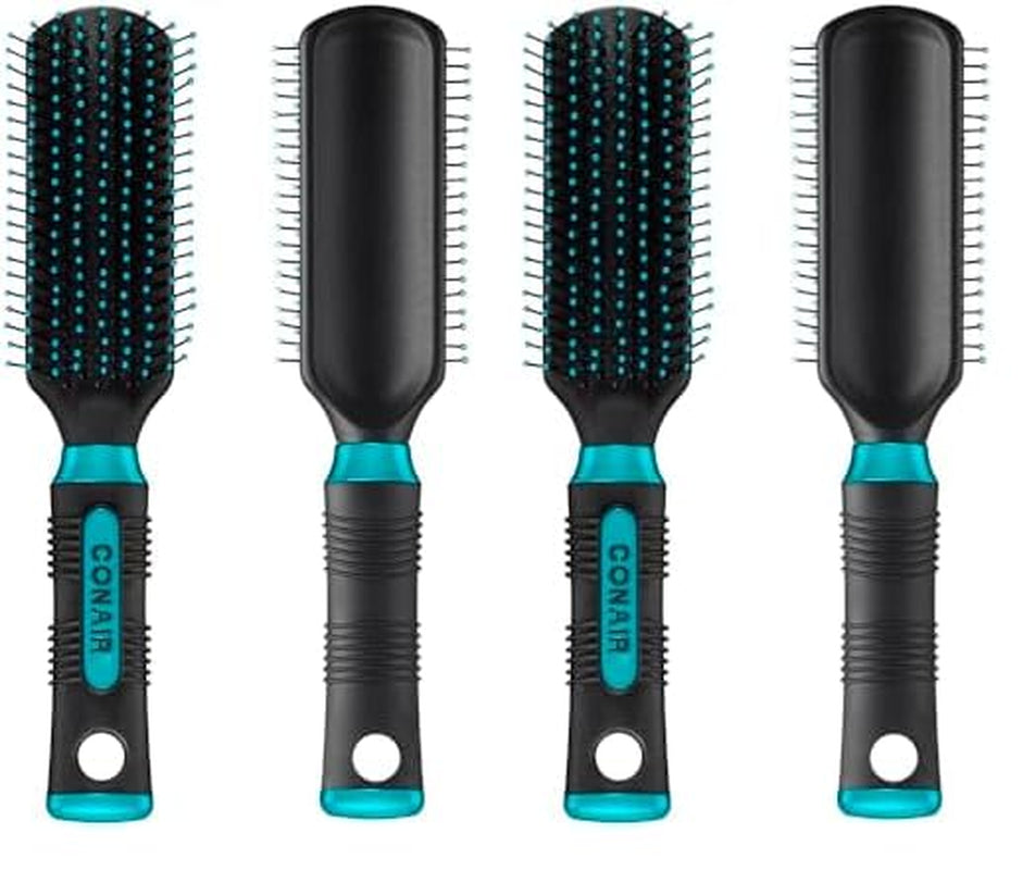 Salon Results Detangling Hairbrush - for Men and Women, All Hair Types with Nylon Bristles