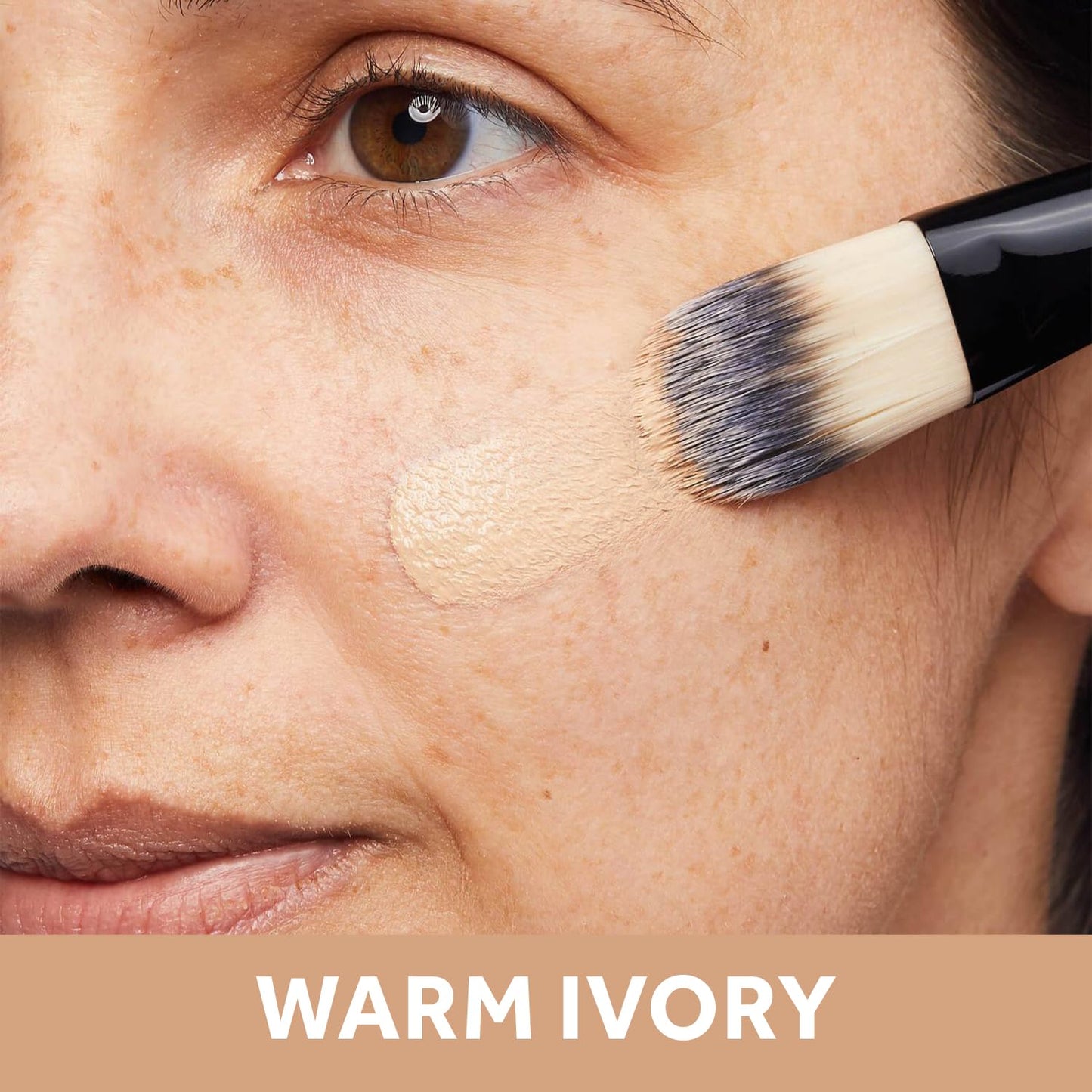 Lift & Luminate Triple Action Serum Foundation - Warm Ivory - Liquid Foundation Makeup with SPF 15 for Dewy, Glowy Base - Radiant Serum Foundation for Mature Skin (30Ml)