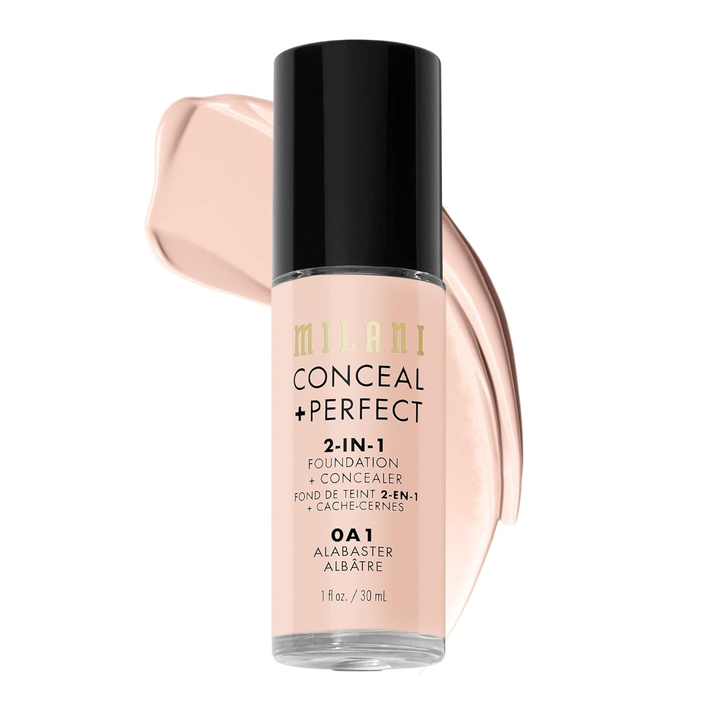 Conceal + Perfect 2-In-1 Foundation + Concealer for a Flawless Complexion, under Eye Corrector, Cover Redness and Imperfections, Waterproof and Sweatproof - Natural Beige