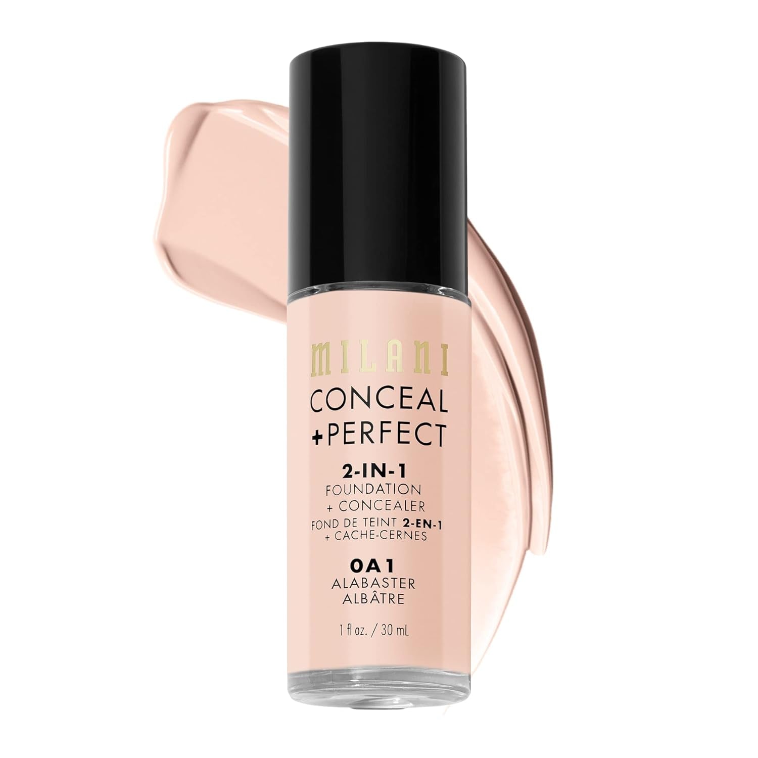 Conceal + Perfect 2-In-1 Foundation + Concealer for a Flawless Complexion, under Eye Corrector, Cover Redness and Imperfections, Waterproof and Sweatproof - Natural Beige