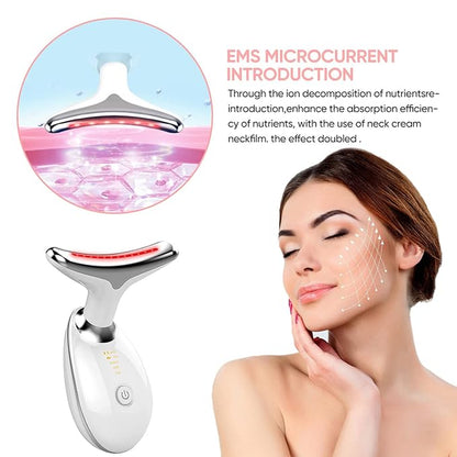 Revitalize Your Skin with Our 7-Color Facial Massager | Double Chin Treatment & Face Sculpting Tool | Thermal, Vibration & Microcurrent Technology | Fast US Shipping with Tracking
