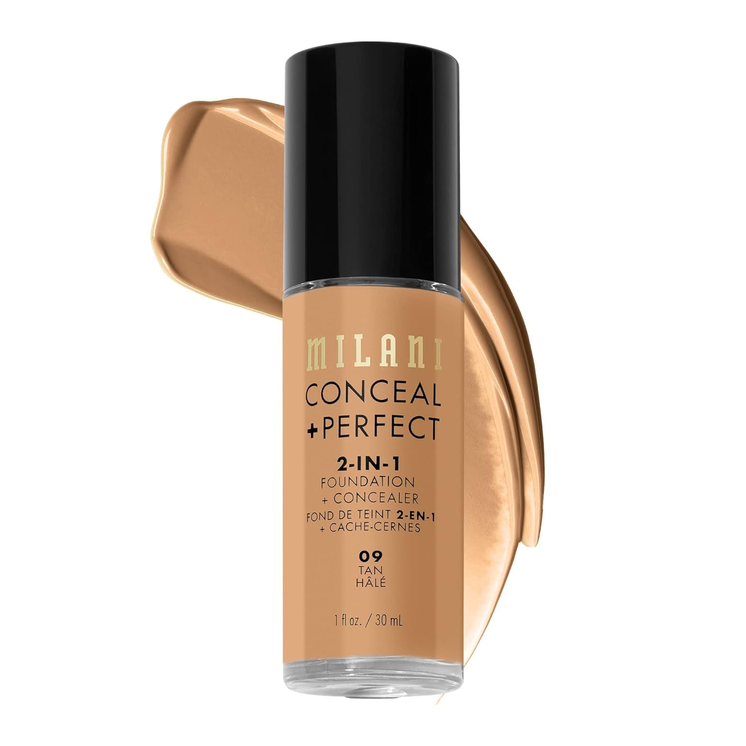 Conceal + Perfect 2-In-1 Foundation + Concealer for a Flawless Complexion, under Eye Corrector, Cover Redness and Imperfections, Waterproof and Sweatproof - Natural Beige