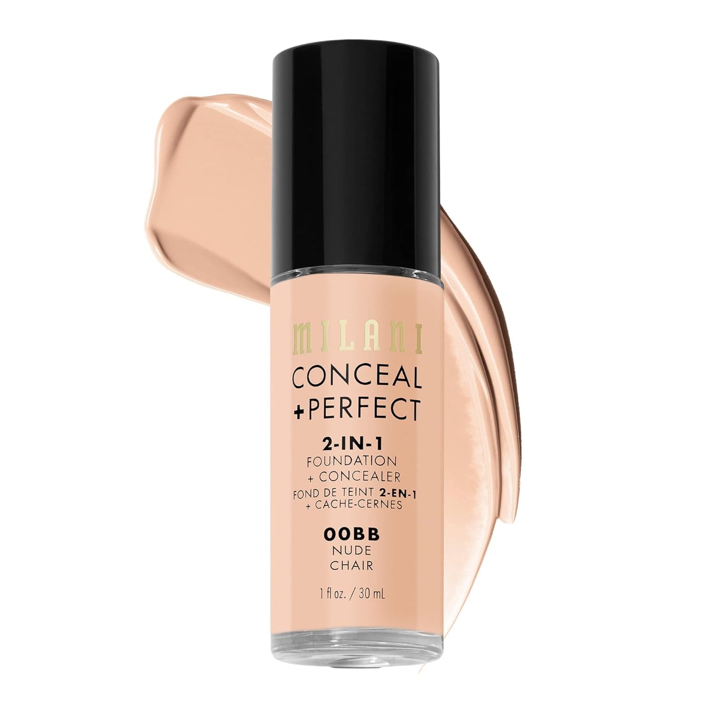 Conceal + Perfect 2-In-1 Foundation + Concealer for a Flawless Complexion, under Eye Corrector, Cover Redness and Imperfections, Waterproof and Sweatproof - Natural Beige