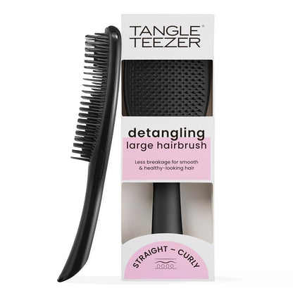Large Ultimate Detangler Hairbrush for Wet & Dry Hair, Eliminates Knots & Reduces Breakage for Long, Thick, & Curly Hair Types, Vanilla