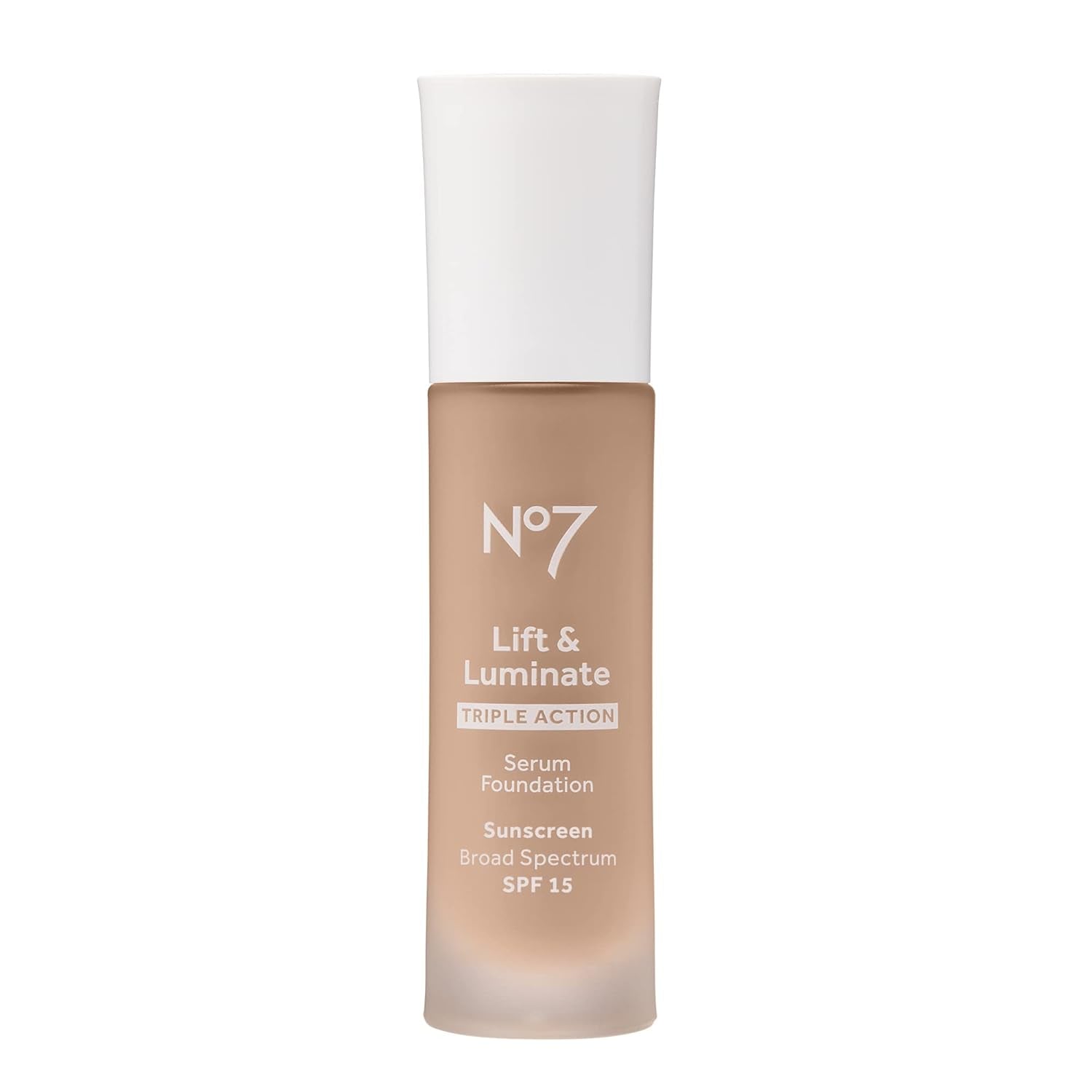 Lift & Luminate Triple Action Serum Foundation - Warm Ivory - Liquid Foundation Makeup with SPF 15 for Dewy, Glowy Base - Radiant Serum Foundation for Mature Skin (30Ml)