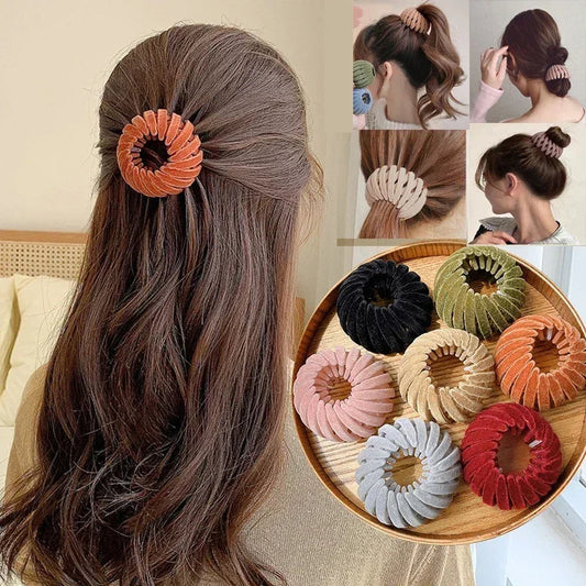 Bird Nest-Inspired Ponytail Hair Clip – Effortless Braiding Hairpin for Women