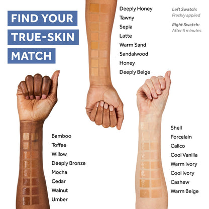 Lift & Luminate Triple Action Serum Foundation - Warm Ivory - Liquid Foundation Makeup with SPF 15 for Dewy, Glowy Base - Radiant Serum Foundation for Mature Skin (30Ml)