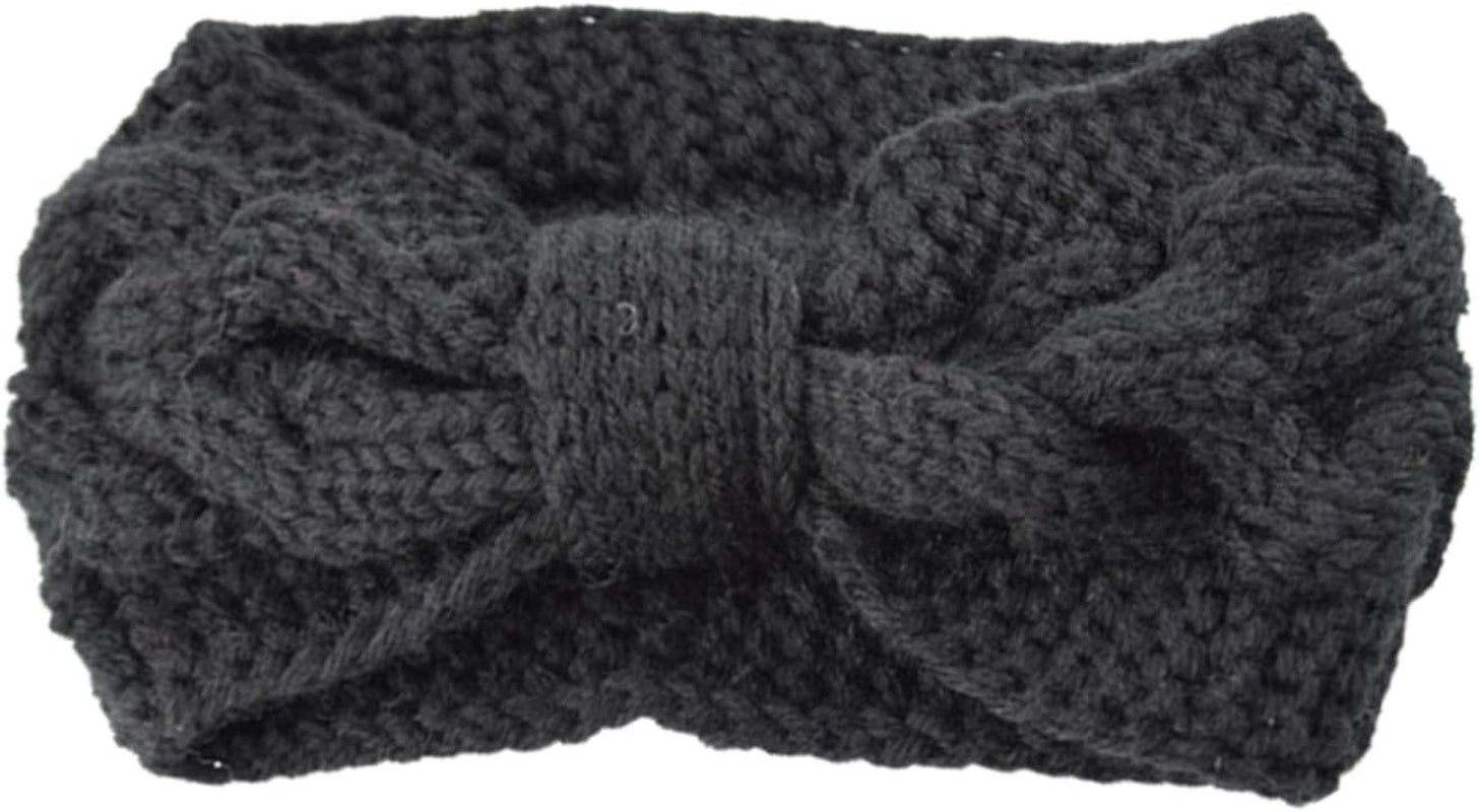 Winter Knit Chunky Headbands for Women Crochet Turban Knitted Ear Warmer Head Wrap Winter Accessories 4 Pack
