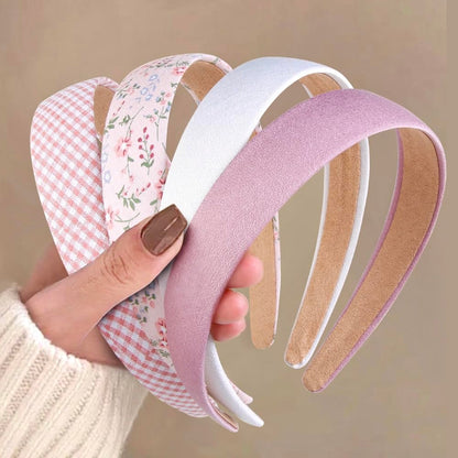 Headbands for Women Non Slip Trendy Headbands for Women’S Hair 1 Inch Wide Cute Headband for Girls, Fall Head Bands Elastic Hair Bands for Womens Fashion Accessories for Women 4PCS