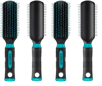 Salon Results Detangling Hairbrush - for Men and Women, All Hair Types with Nylon Bristles