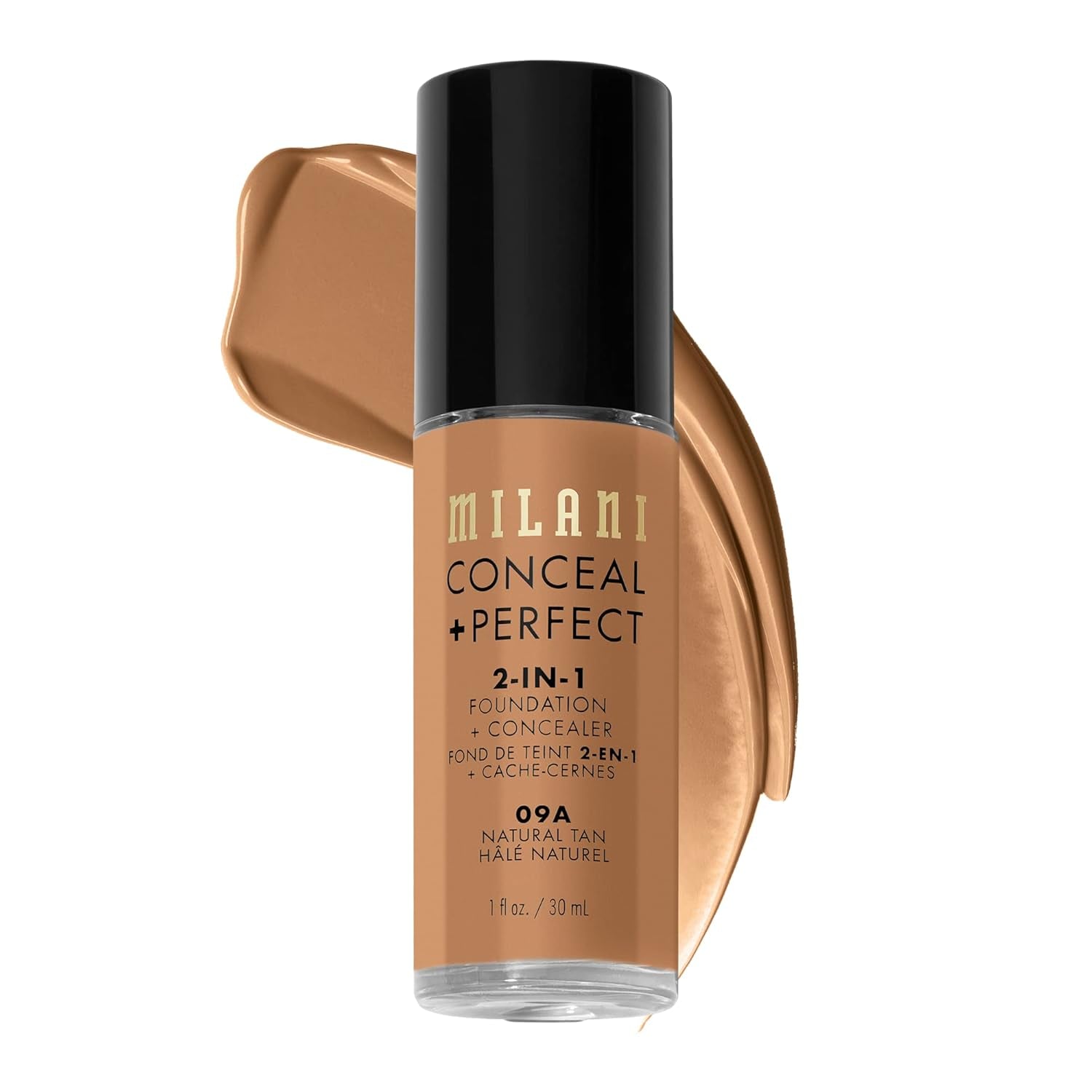 Conceal + Perfect 2-In-1 Foundation + Concealer for a Flawless Complexion, under Eye Corrector, Cover Redness and Imperfections, Waterproof and Sweatproof - Natural Beige
