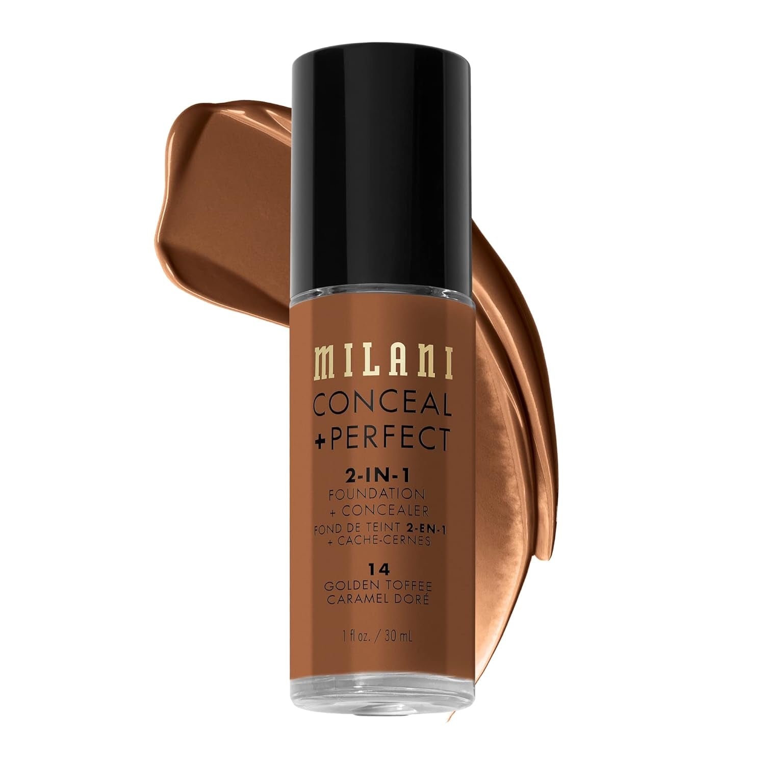 Conceal + Perfect 2-In-1 Foundation + Concealer for a Flawless Complexion, under Eye Corrector, Cover Redness and Imperfections, Waterproof and Sweatproof - Natural Beige