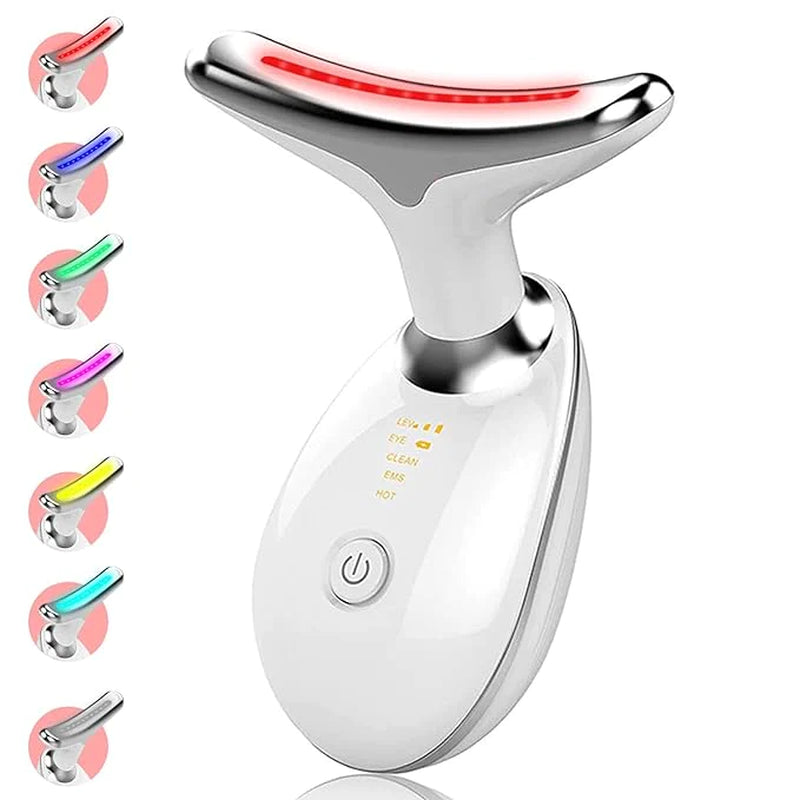 Revitalize Your Skin with Our 7-Color Facial Massager | Double Chin Treatment & Face Sculpting Tool | Thermal, Vibration & Microcurrent Technology | Fast US Shipping with Tracking