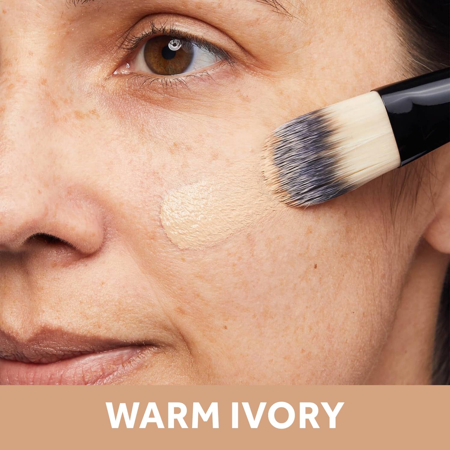 Lift & Luminate Triple Action Serum Foundation - Warm Ivory - Liquid Foundation Makeup with SPF 15 for Dewy, Glowy Base - Radiant Serum Foundation for Mature Skin (30Ml)